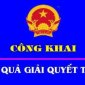 Công khai kết quả thực hiện giải quyết TTHC tháng 3 năm 2022